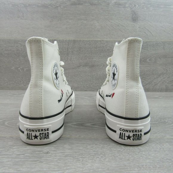 Converse Chuck Taylor All Star HI Lift Made with Love Womens Size 7 NEW - Picture 6 of 10